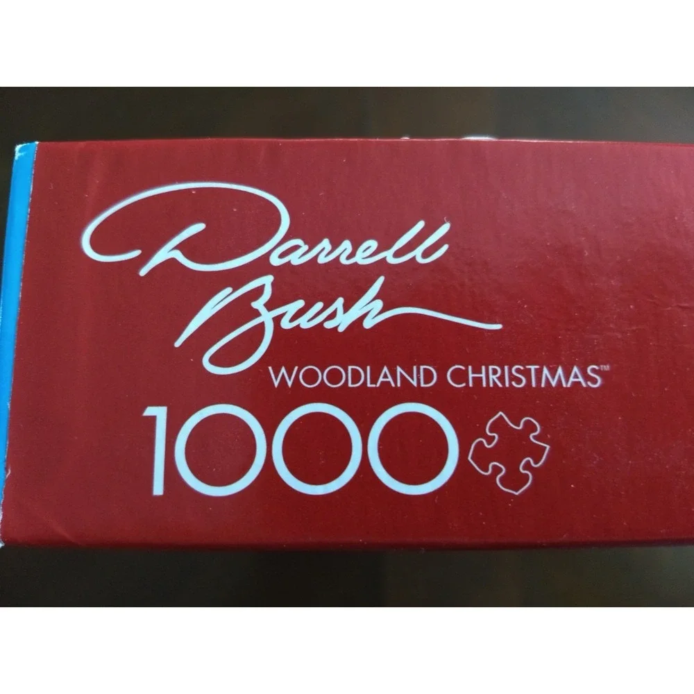 Buffalo Games Jigsaw Puzzle 1000 Pc Woodland Christmas Animals Complete‎ Poster